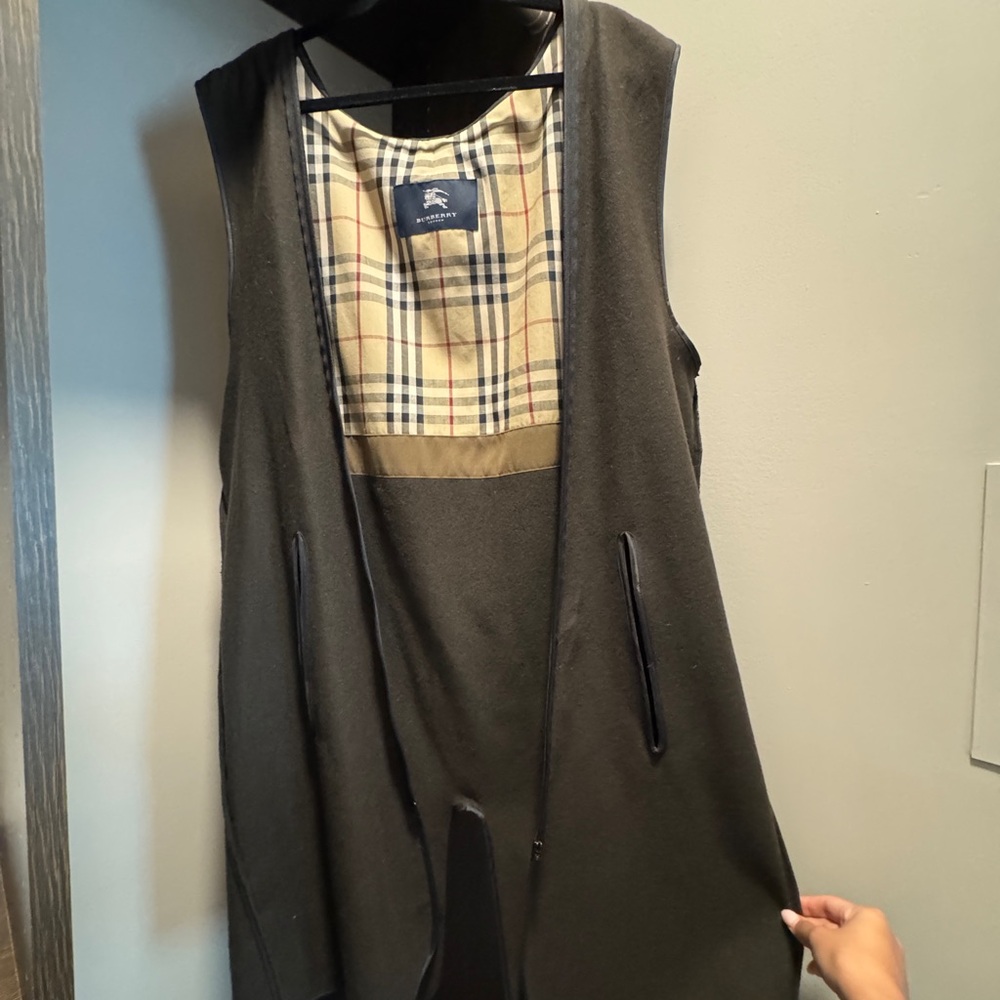 Burberry Wool Reversible Vest Jacket